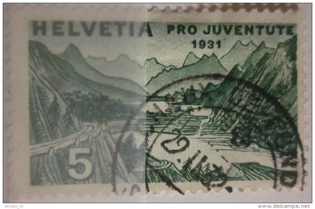 Suisse - YT 250 Obl - 1931 - Pour La Jeunesse - Pro Juventute - Lac De Saint-Moritz - Used Stamps