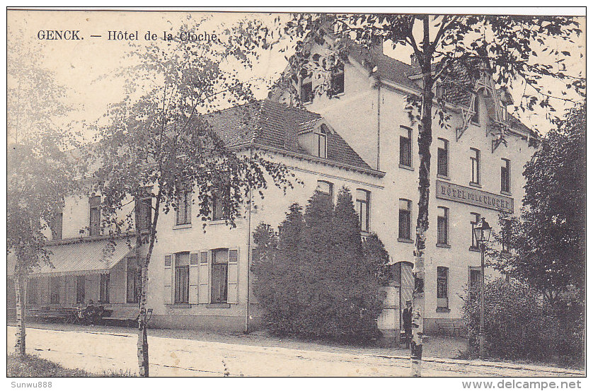 Genk Genck - Hôtel De La Cloche (animation, 1910) - Genk