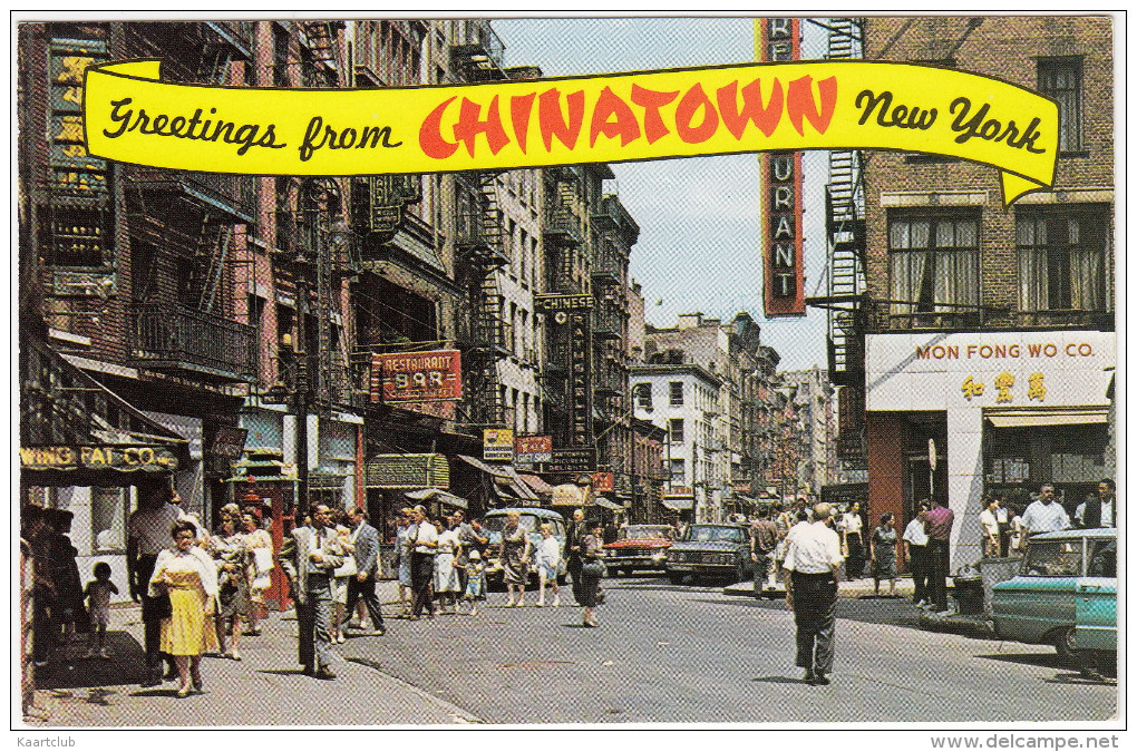 China Town : OLDTIMER CARS - New York City - (USA) - Transportmiddelen