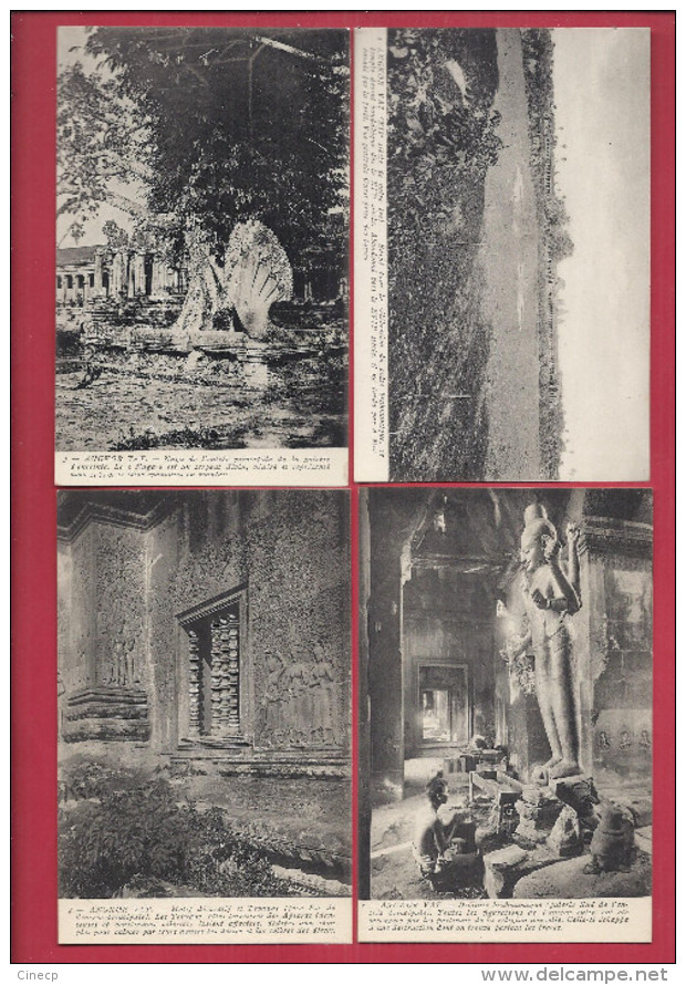 RARE SERIE DE 58 CPA SUR LE SITE D´ ANGKOR - N° 1 à 30, 32 à 38, 40 à 60 - SCAN DU LOT Beau Plan - Cambodia