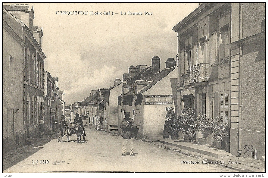 CPA Carquefou La Grande Rue - Carquefou