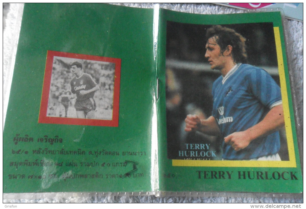 Terry Hurlock Small Agenda Vintage Soccer Football - Otros & Sin Clasificación