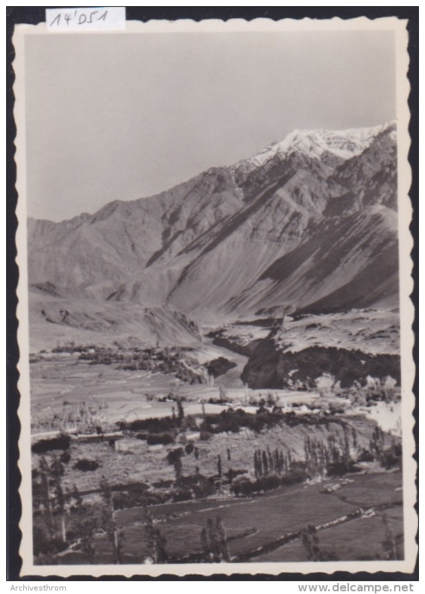 Saspola Village- Himalaya - Vallée De L'Indus (Ladakh) - Mission Morave (format 10 / 15) (14´051) - Inde