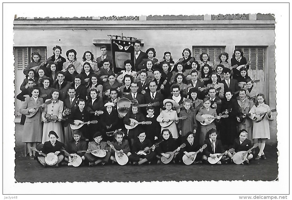 MONTFERRAND  (carte Photo 63) Le Mandoline Orchestre De Montferrand En 1948 -   - L 1 - Autres & Non Classés