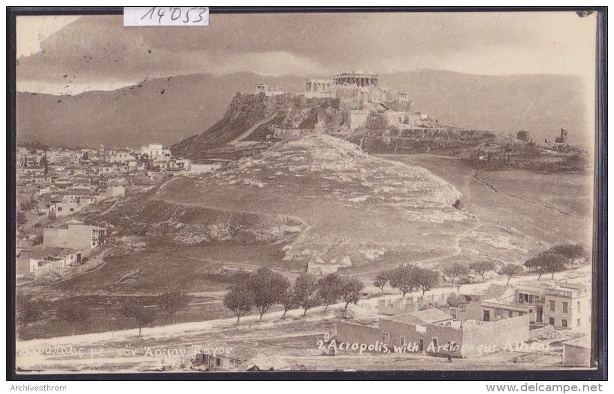 Athènes - Acropolis With Areio Pagus - 1930(14´053) - Griekenland