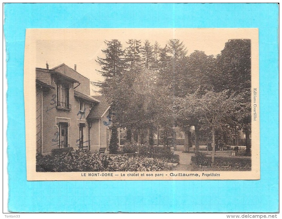 LE MONT DORE  - 63 -   Le Chalet Et Son Parc - GUILLAUME Propriètaire - - ENCH - - Lempdes