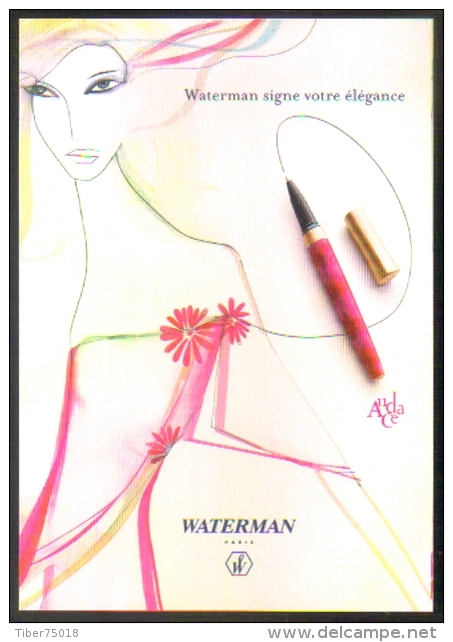 Carte Postale édition "Carte à Pub" - Stylo Waterman Audace (résolution Pour 2004) - Pubblicitari