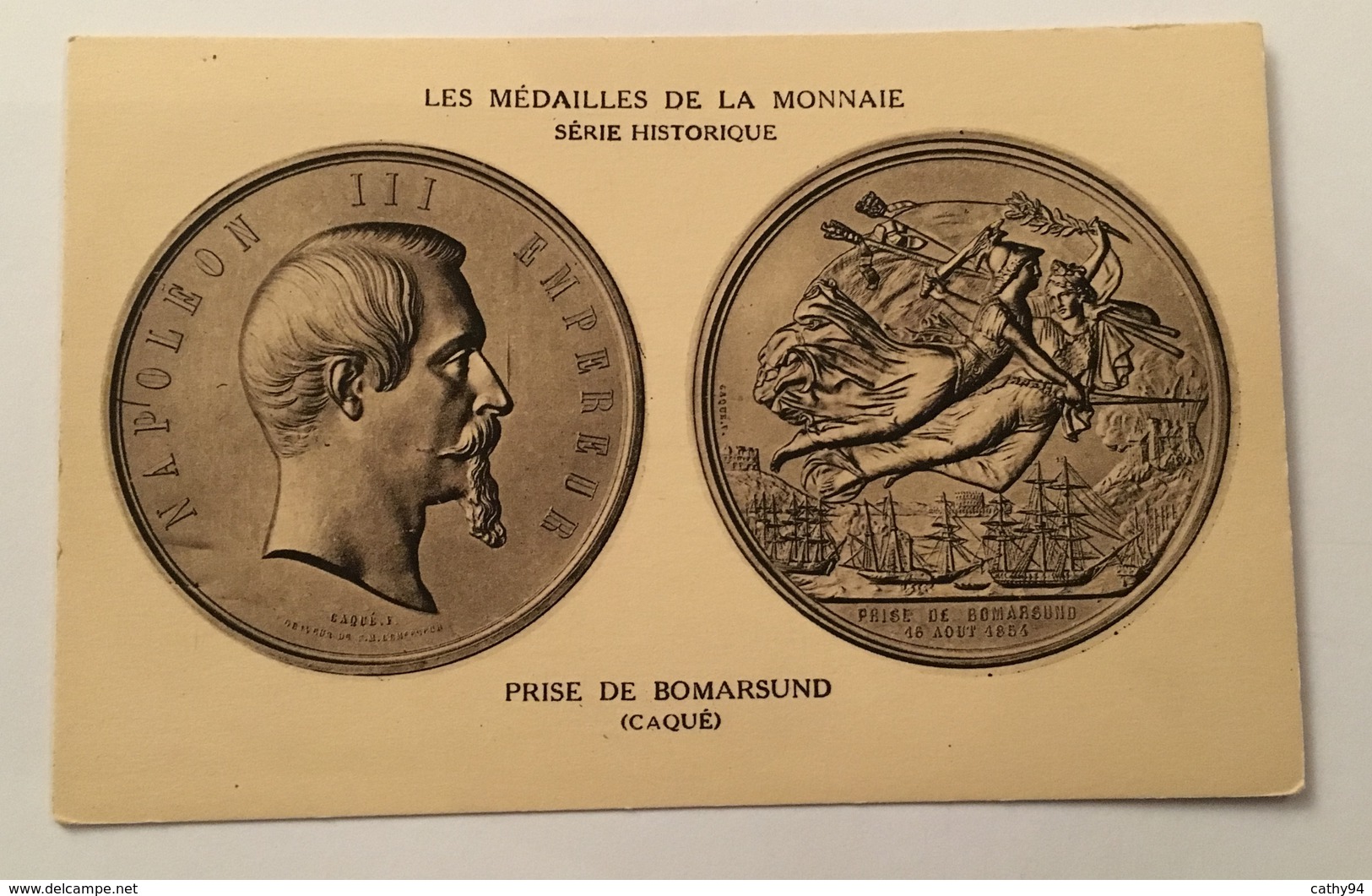 Les Médailles De La Monnaie PRISE DE BOMARSUND NAPOLEON III VIERGE - Coins (pictures)