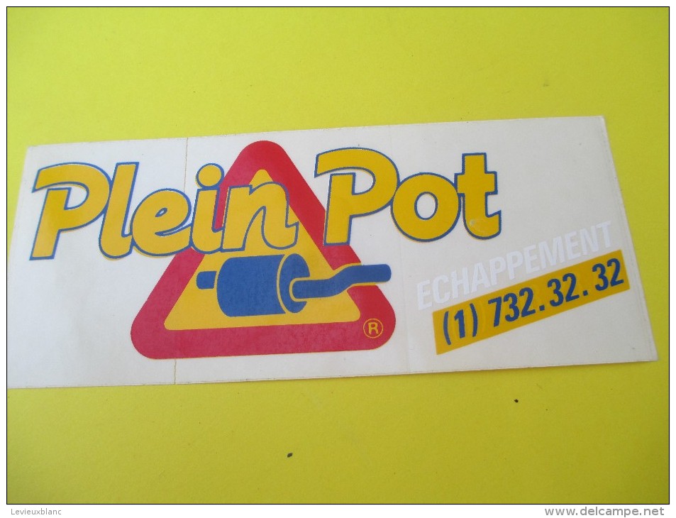 Automobile/Plein Pot / Pot D'échappement / Macline / 1985 - 1990         ACOL89 - Stickers