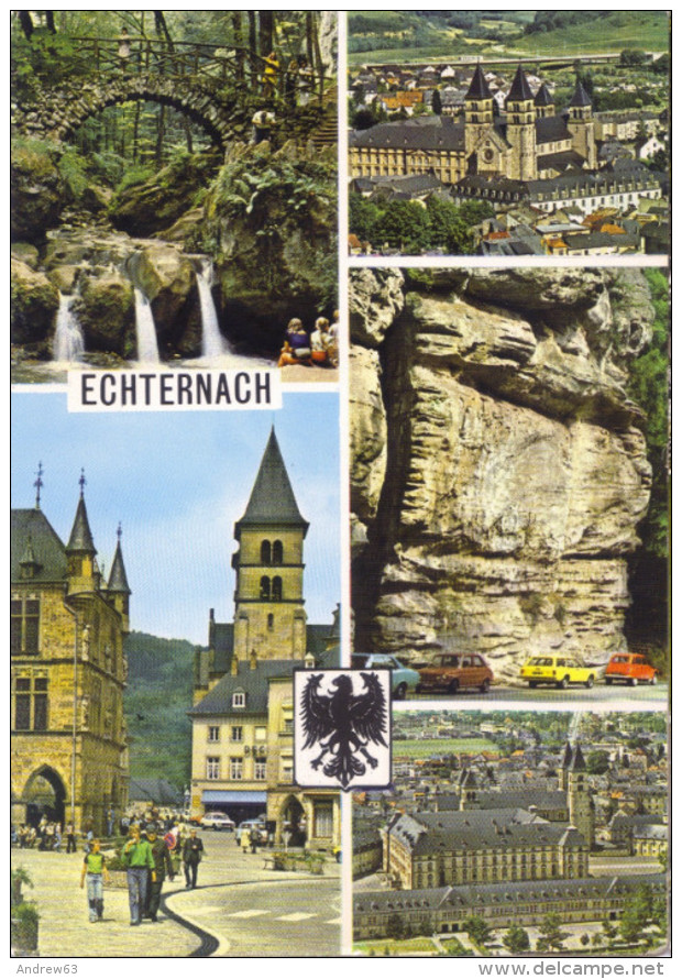 LUSSEMBURGO - LUXEMBOURG - 1982 - 6F + Flamme Post Code - Echternach - Multivues - Viaggiata Da Echternach Per Tilbur... - Echternach