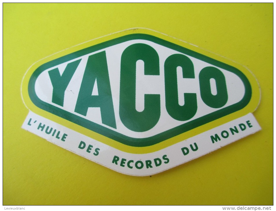 Automobile/YACCO / L'Huile Des Records Du Monde// 1985-1990         ACOL93 - Aufkleber