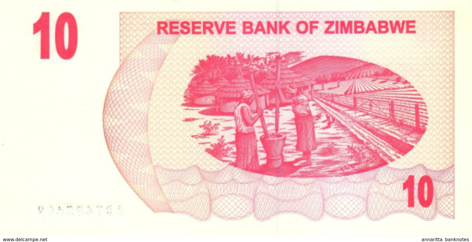 ZIMBABWE 10 DOLLARS 2006 P-39 UNC  [ZW130a] - Zimbabwe