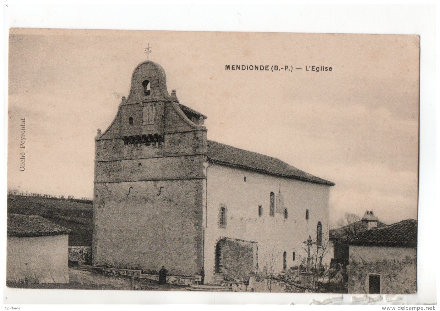 64 - MENDIONDE . L'ÉGLISE - Réf. N°17398 - - Autres & Non Classés