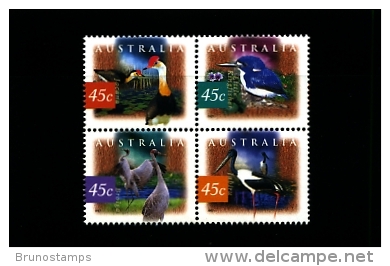 AUSTRALIA - 1997  BIRDS  BLOCK  MINT NH - Nuovi