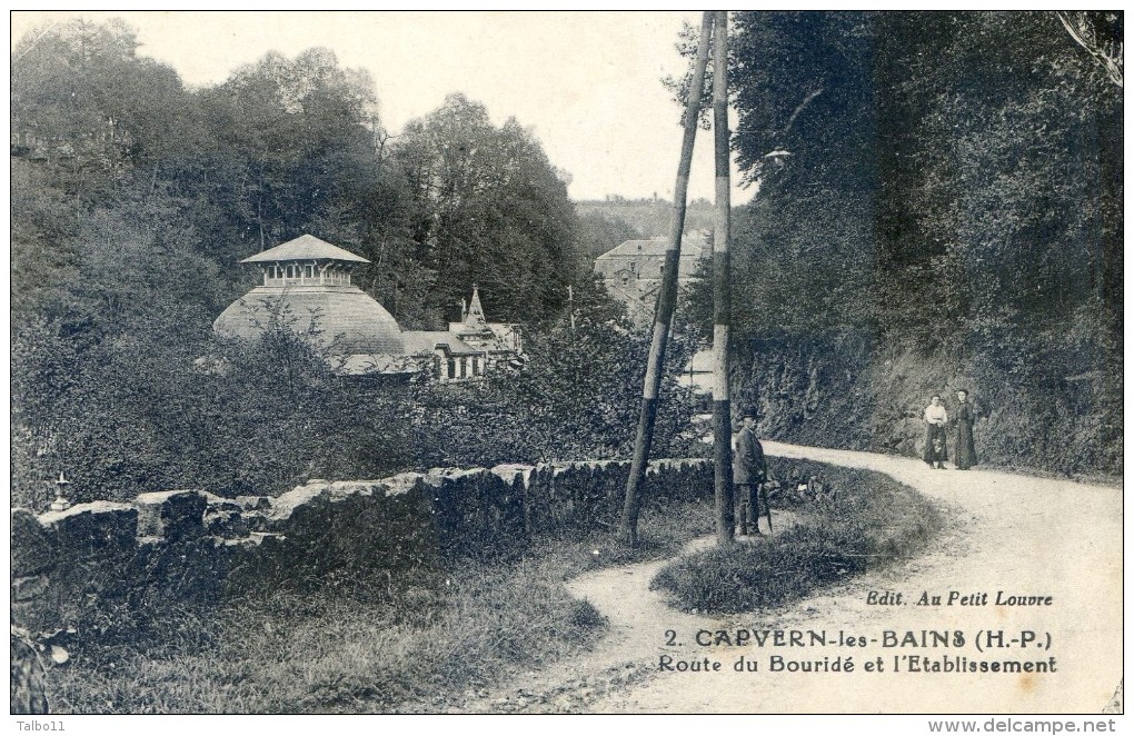 Lot De 2 Cartes - Capvern Les Bains - Buvette  Route Bouridé - Maubourguet