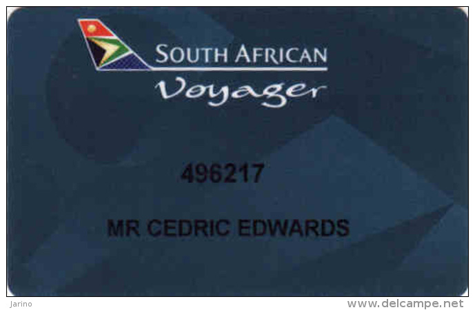 South African Airways Voyager Card, Magnetic - Moteurs