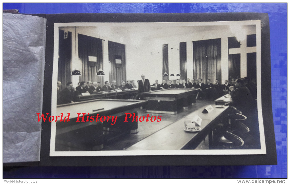 Album Ancien Avec 12 Photos - SAARBRÜCKEN - Saarland Amateur Billard Verband - 1954 - Saar - Andere & Zonder Classificatie