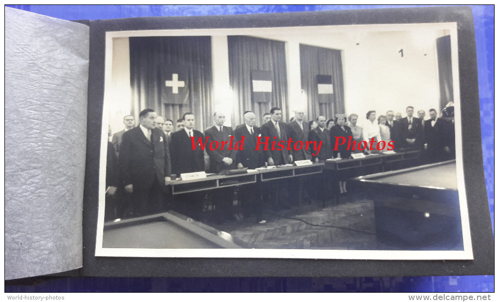 Album ancien avec 12 photos - SAARBRÜCKEN - Saarland Amateur Billard Verband - 1954 - Saar