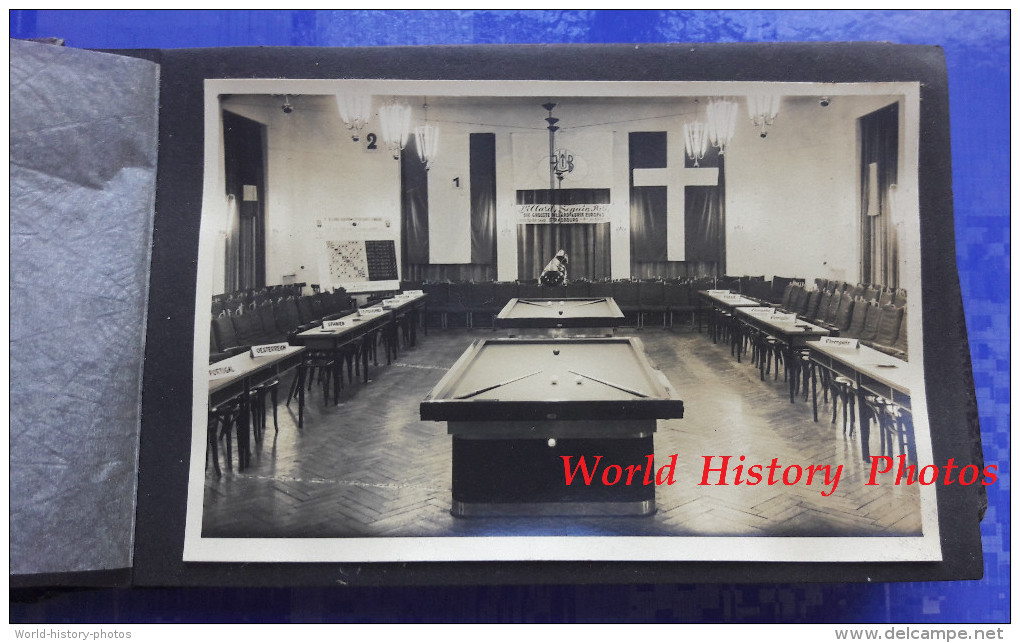 Album ancien avec 12 photos - SAARBRÜCKEN - Saarland Amateur Billard Verband - 1954 - Saar