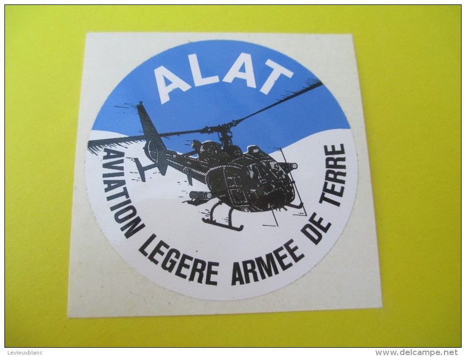 Militaire/ALAT / Aviation Légére De L'Armée De Terre/Hélicoptére/ JAC /1985-1990     ACOL106 - Autocollants