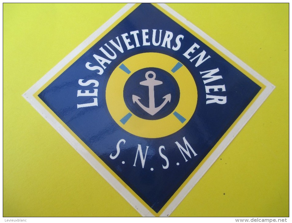 Militaire/Association/SNSM/Les Sauveteurs En Mer/ MACline /1985-1990     ACOL96 - Adesivi