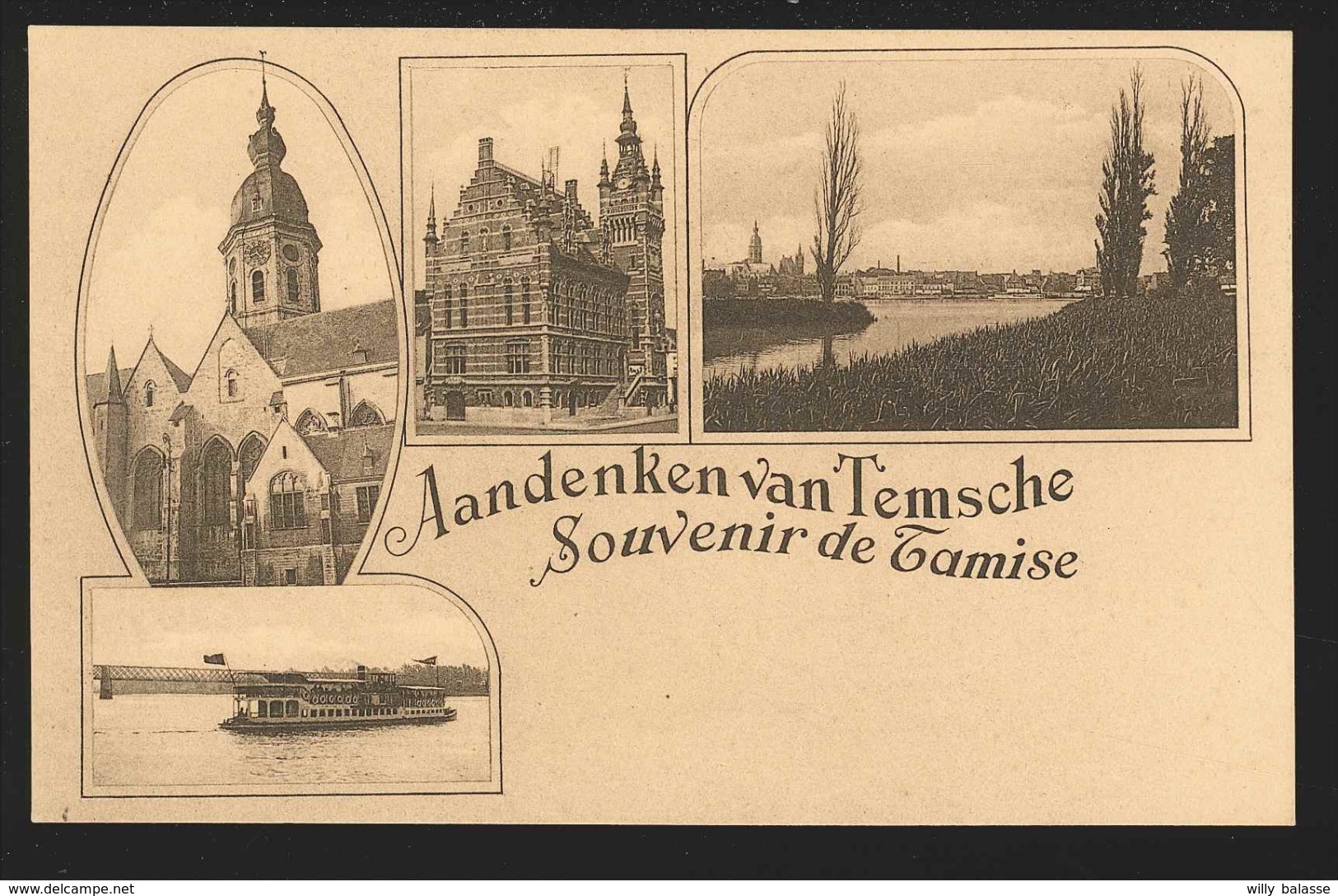 +++ CPA - Souvenir De TAMISE - Aandenken Van TEMSCHE - TEMSE - Multivues - Nels   // - Temse