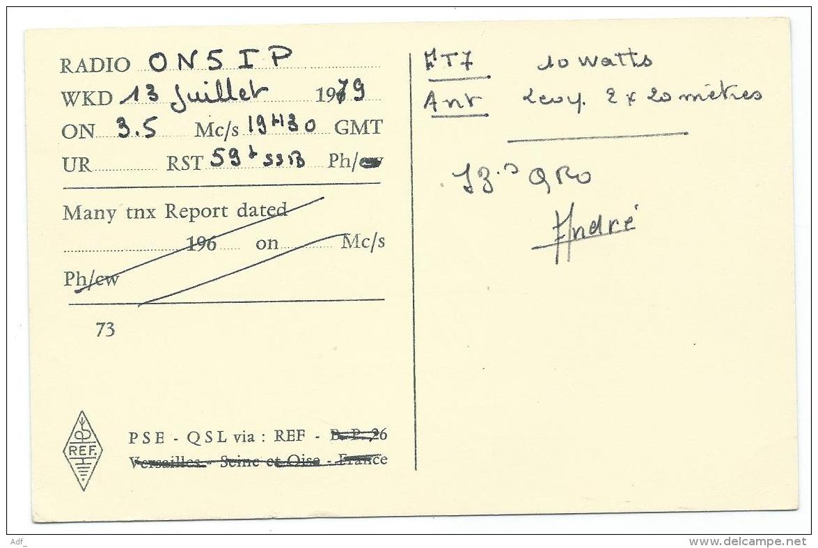 CARTE QSL F2SD FRANCE, RADIO AMATEUR, SAINT POL SUR TERNOISE - Radio Amateur