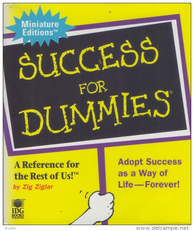 ##Success For DUMMIES## By Zig Zigler - Illustrations By Terry Peterson / Cartoons Rich Tennant. Issued By RUNNING PRESS - 1950-oggi