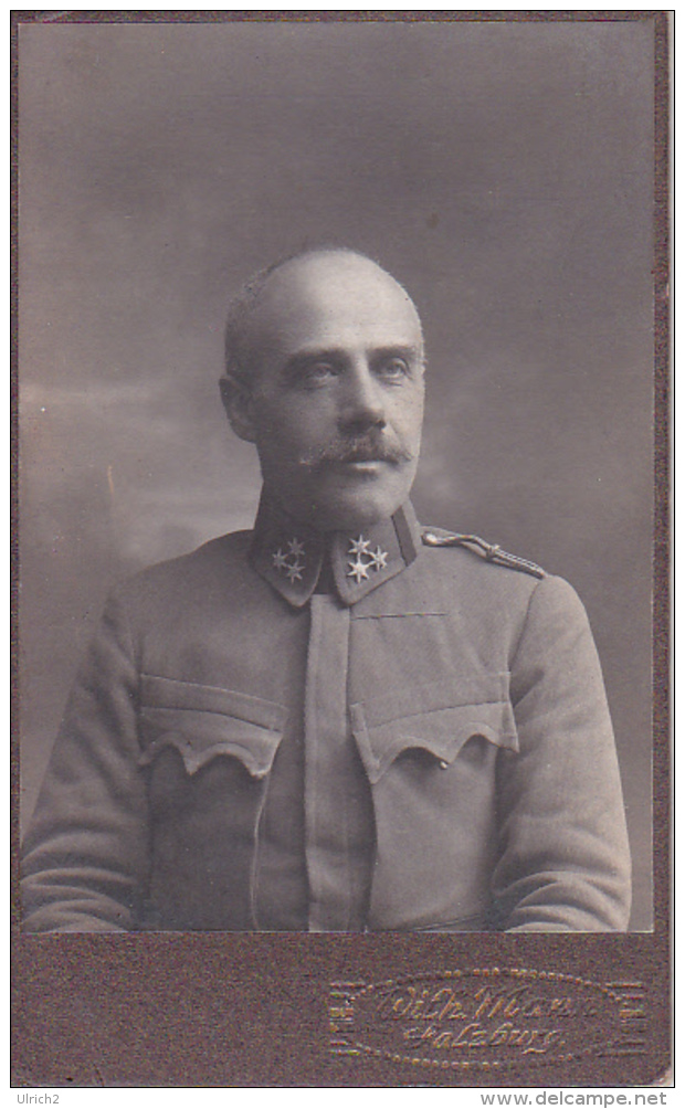 CDV Foto Hauptmann - Österreich - K.u.k. Armee - Atelier Mann, Salzburg - 6*10cm - 1900/10 (25305) - Krieg, Militär