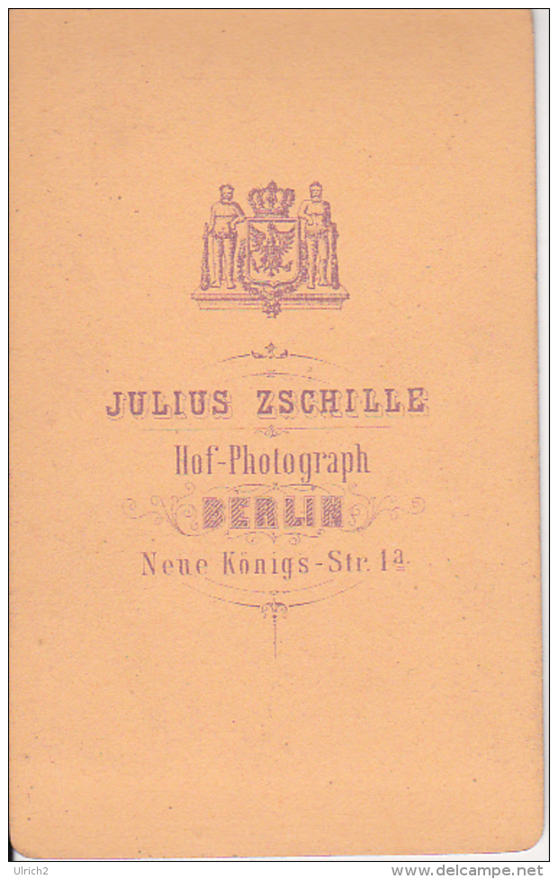 CDV Foto Deutscher Soldat - Atelier Zschille, Berlin - 6*10cm - 1900/10 (25307) - Krieg, Militär