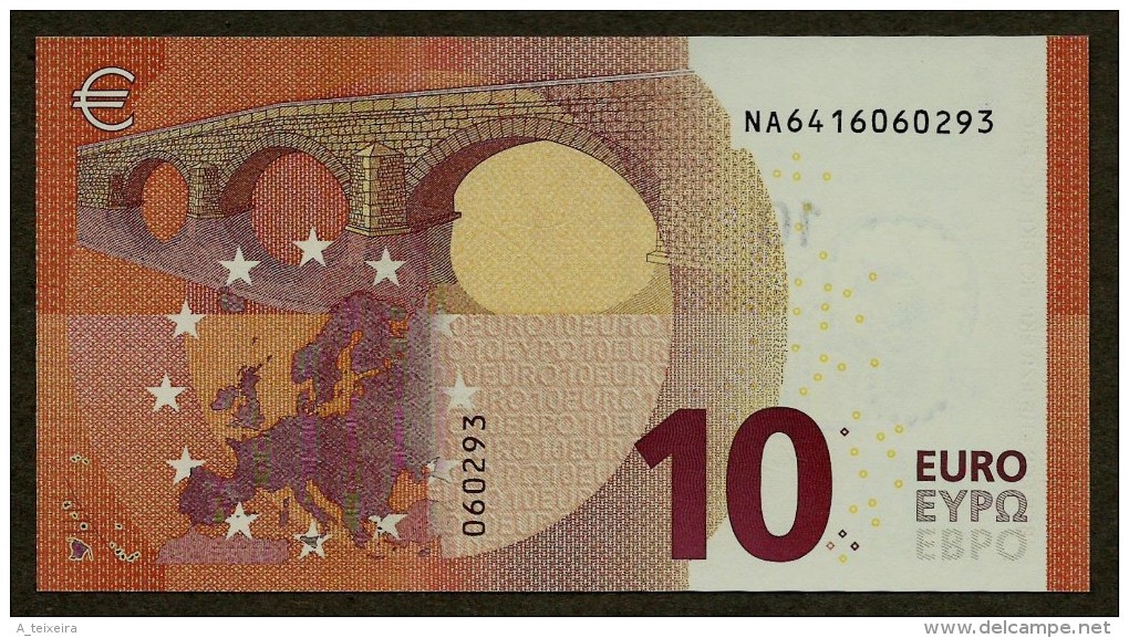 Autriche - N - 10 Euro - N005 D6 - NA6416060293 - Draghi - UNC - 10 Euro
