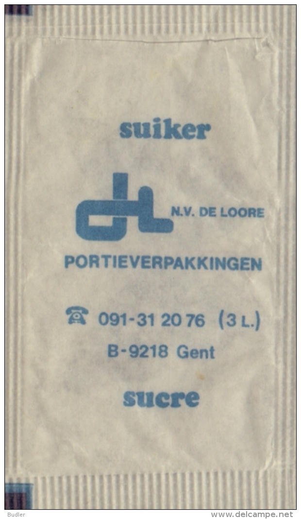 BELGIË/BELGIQUE : Sachet De Sucre/Sugar Package : VLINDER,PAPILLON,BUTTERFLY, ##Apatura Iris / Grote Weerschijnvlinder## - Sucres