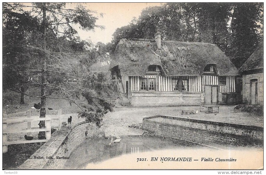 EN NORMANDIE  -  Vieille Chaumière - ENCH - - Haute-Normandie