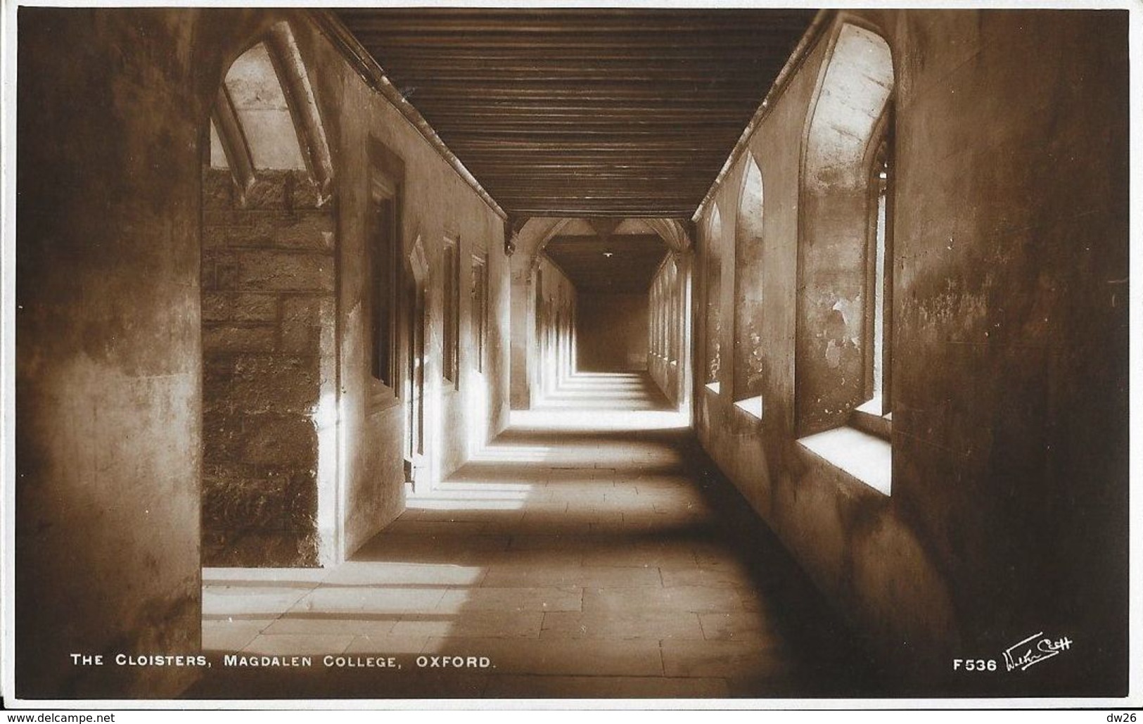 The Cloisters Magdalen College, Oxford - Published By Walter Scott - Carte Non Circulée - Oxford