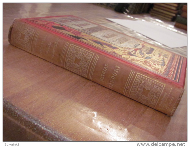 Jules Verne Hetzel Voyages Extraordinaires Mathias Sandorf A.L Rel Ex Libris Sandrier Lucien Consul De France Chicago - 1801-1900