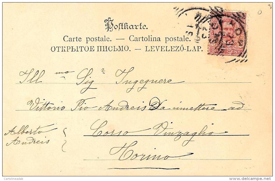 [DC3421] CPA - BAMBINO CON ENORME COPPA - Viaggiata 1900 - Old Postcard - Altri & Non Classificati