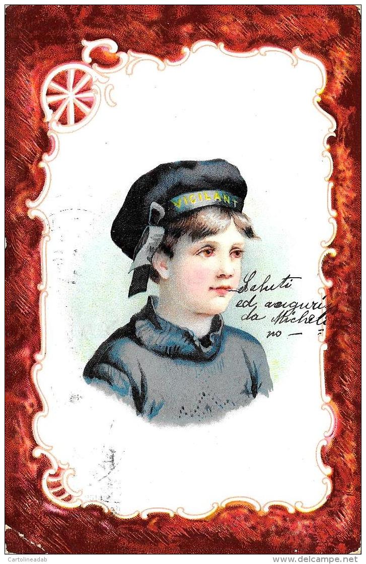 [DC3434] CPA - BAMBINO CHILDREN - VIGILANT - VIGILANTE - Viaggiata 1904 - Old Postcard - Altri & Non Classificati