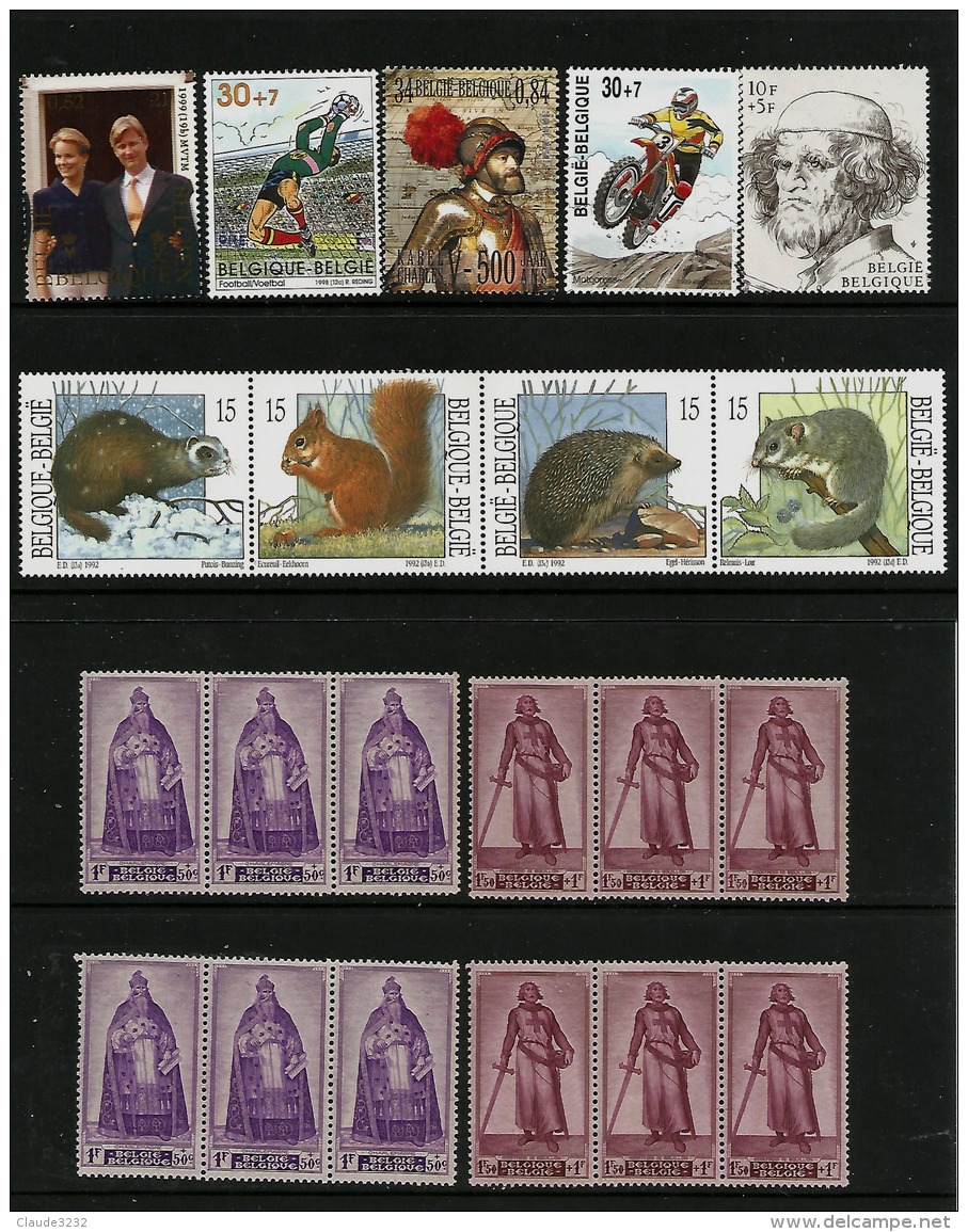 Belgique : Timbres Neufs ** - Verzamelingen