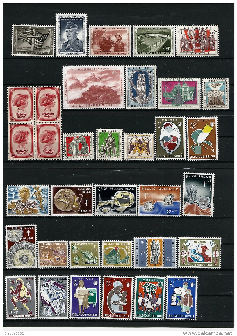 Belgique : Timbres Neufs ** - Collezioni