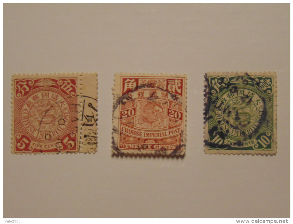 Lot Timbres Chine(N°35)1902-1908 - Autres & Non Classés