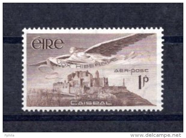 1948 IRELAND 1 PG. AIRMAIL DEFINITIVE STAMP MICHEL: 102 MH * - Unused Stamps