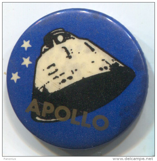 Space Cosmos Spaceship Programe - APOLLO, Vintage Pin, Badge, Abzeichen - Espacio