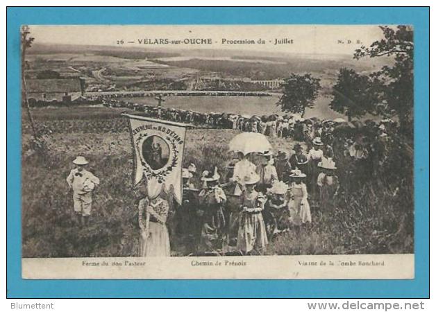 CPA 26 - Procession De Juillet Chemin De Prénois VELARS-SUR-OUCHE 21 - Autres & Non Classés