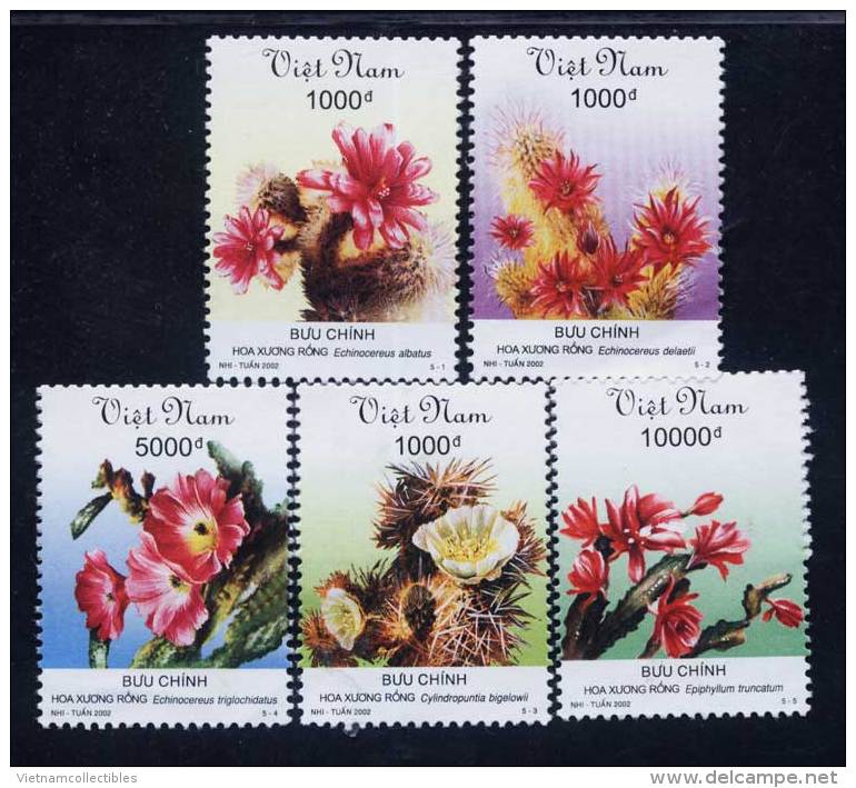 Vietnam Viet Nam MNH Perf Withdrawn Stamps 2002 : Cacti (Ms879) - Viêt-Nam
