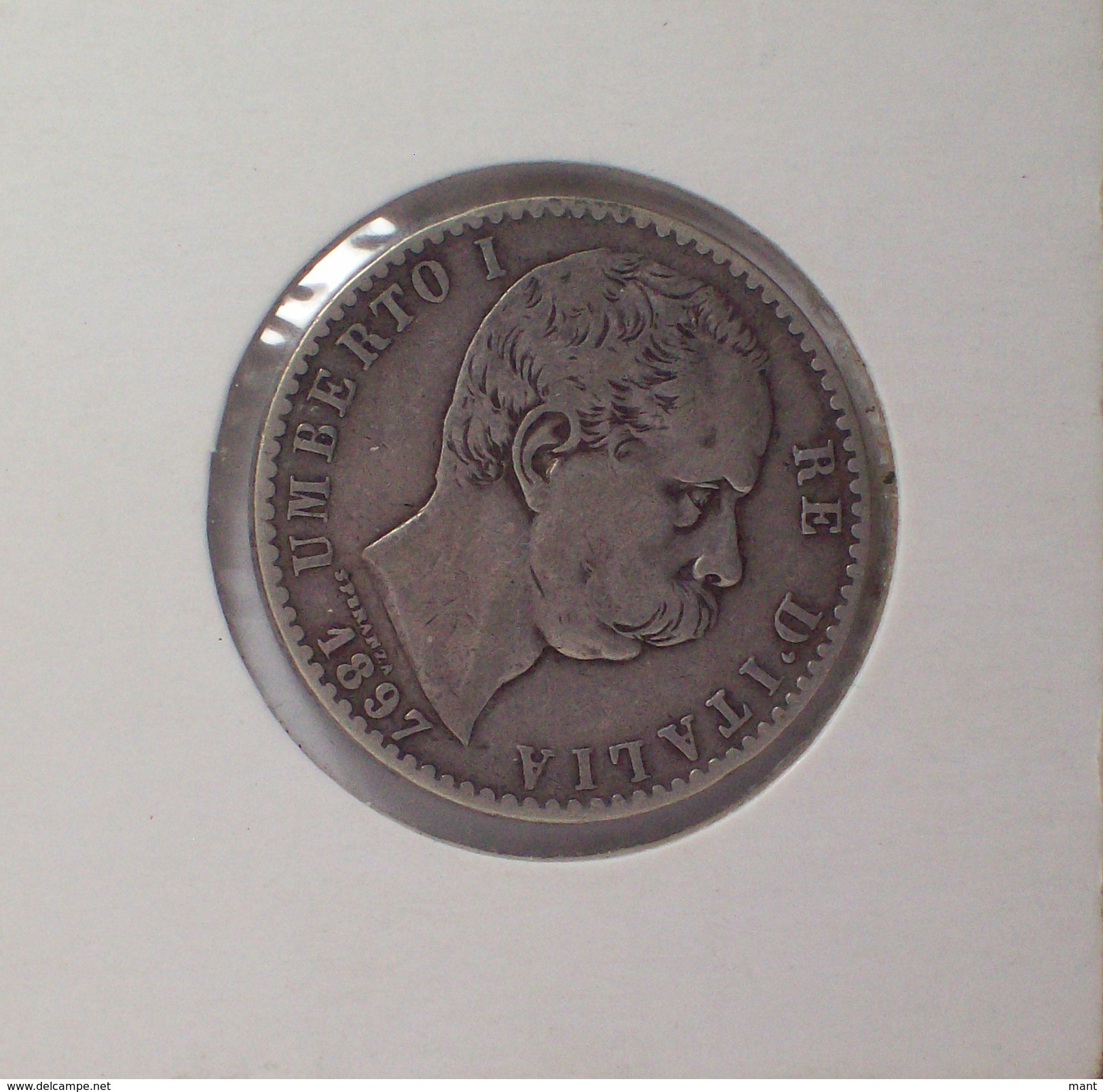 Regno D'Italia UMBERTO I 2 Lire 1897 Moneta In Argento Silver BUONA CONSERVAZIONE - 1878-1900 : Umberto I