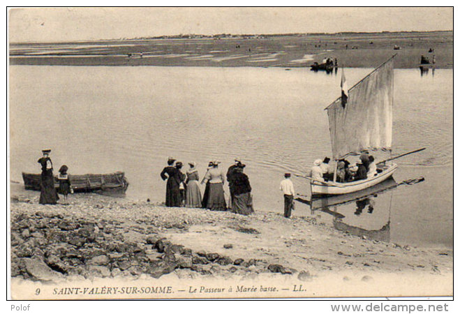 SAINT VALERY SUR SOMME - Le Passeur A Marée Basse   (92068) - Saint Valery Sur Somme