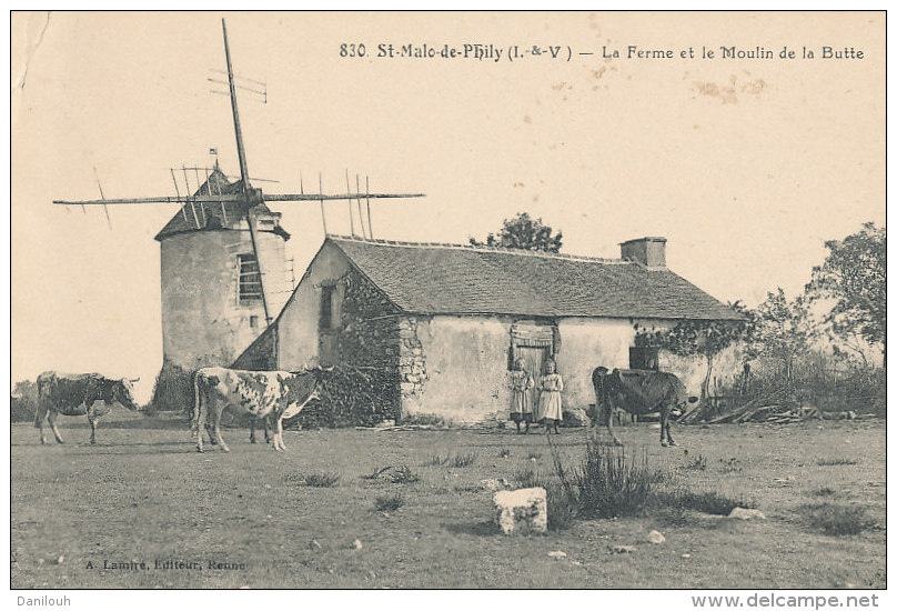 35 // SAINT MALO DE PHILY    La Ferme Et Le Moulin De La Butte   820  ** - Autres & Non Classés