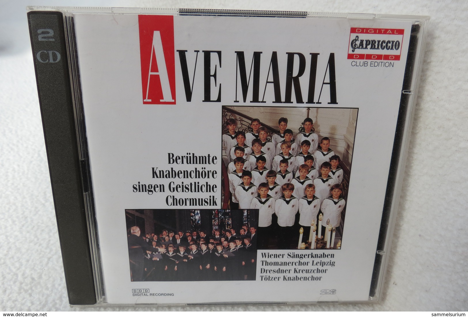 2 CDs "Ave Maria" Berühmte Knabenchöre Singen Geistliche Chormusik - Canciones Religiosas Y  Gospels