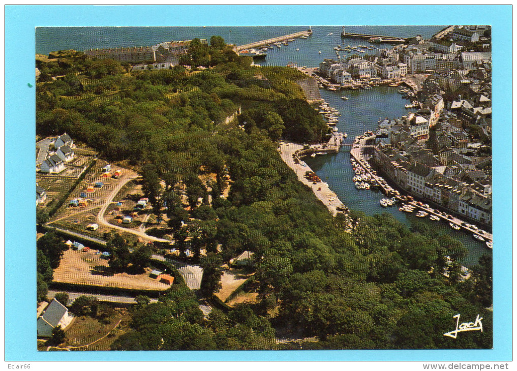 56 - BELLE ILE En MER - Vue Aérienne Sur Le Palais (Camping)municipal Et La Cité Des Glacis. CPSM  EDIT JACK - Belle Ile En Mer