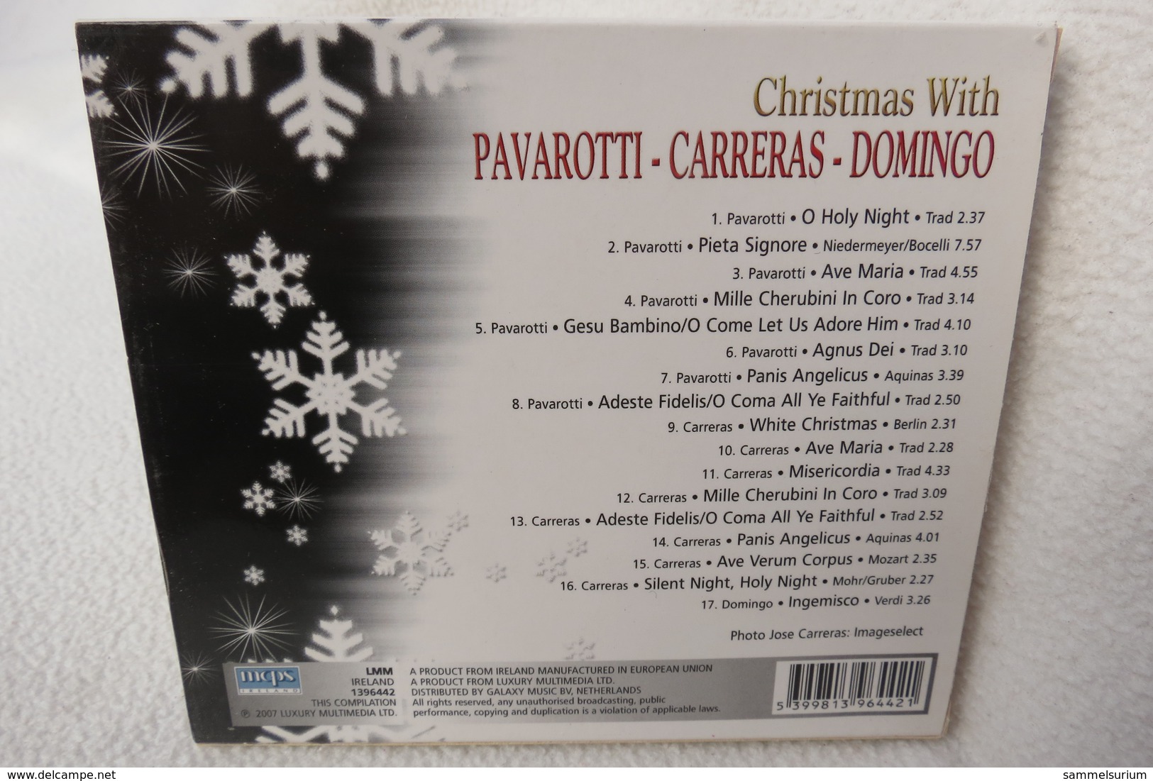 CD "Christmas With" Pavarotti, Carreras Und Domingo - Oper & Operette